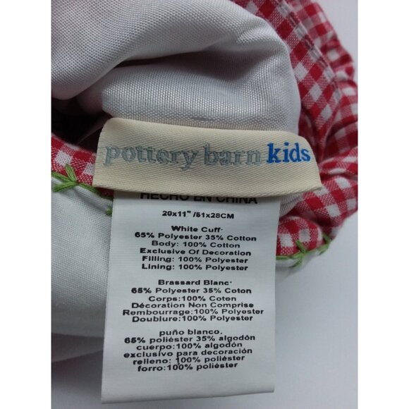 Pottery Barn Kids luke Girl Ice Skater Quilted Holiday Stocking Christmas Xmas - Picture 6 of 7